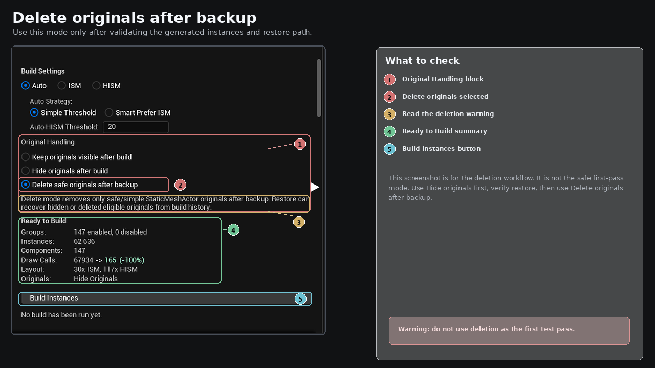 Delete originals after backup